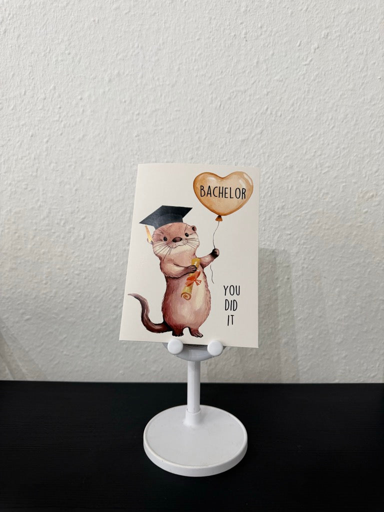 Bachelor Abschlusskarte – You Did It!