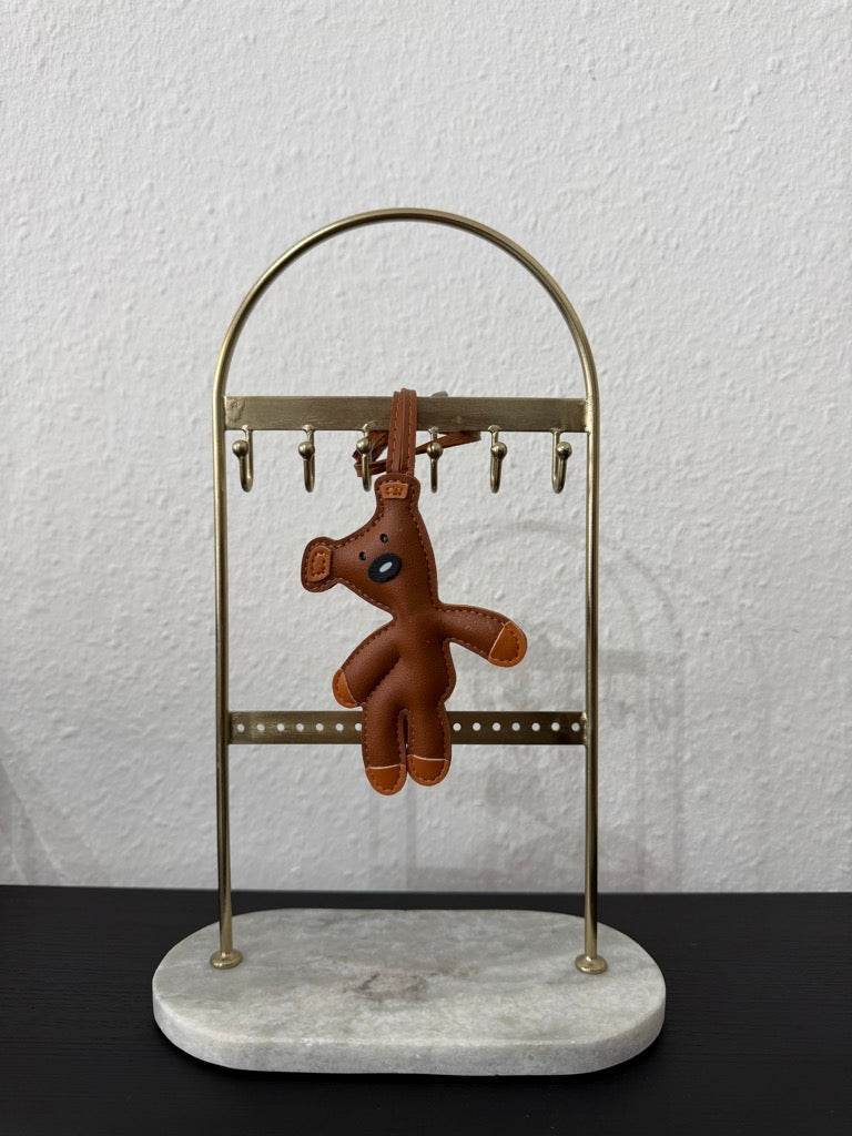Schlüsselanhänger Mr. Bean Teddy – Kultiger Anhänger in Lederoptik