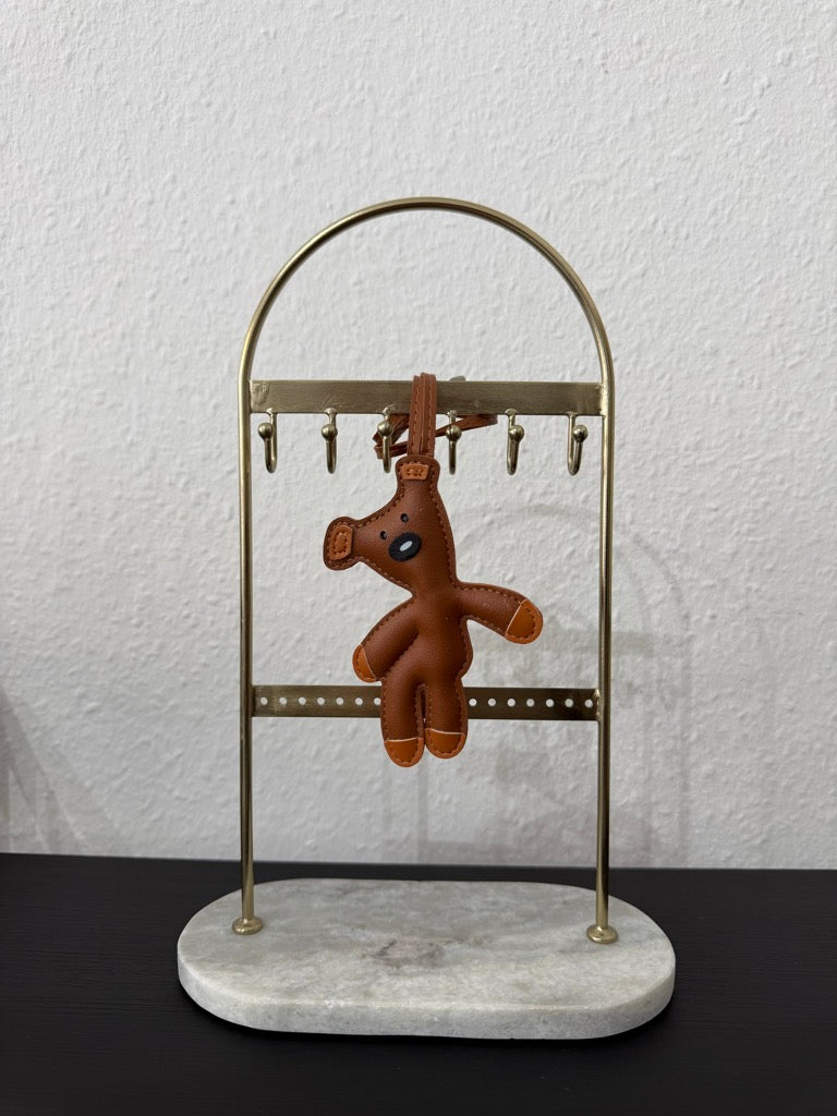 Schlüsselanhänger Mr. Bean Teddy – Kultiger Anhänger in Lederoptik
