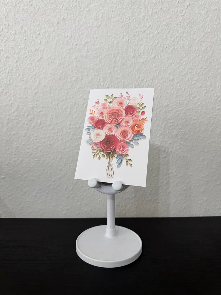 Blumenstrauß Grußkarte – Für jeden Anlass